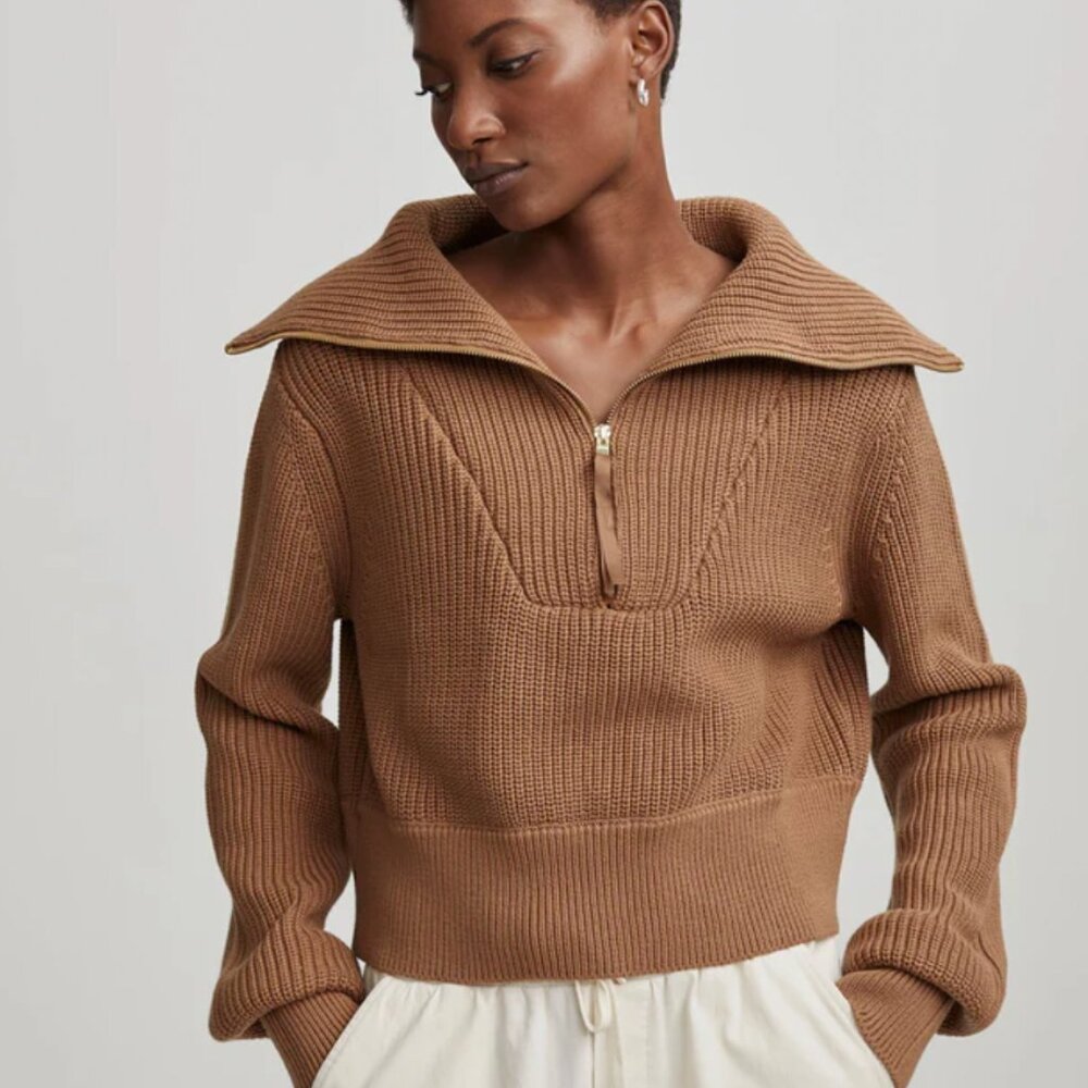 NWT Varley Mentone Half- Zip Pullover